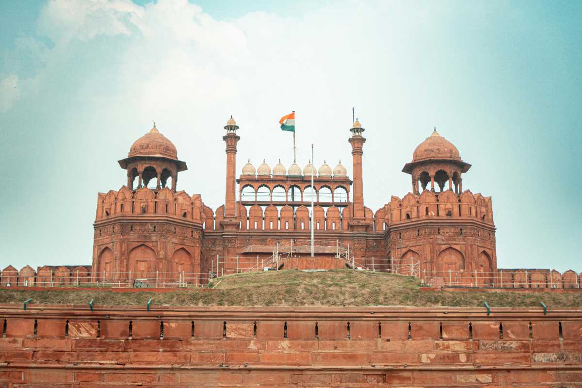 Red fort Old Delhi, India