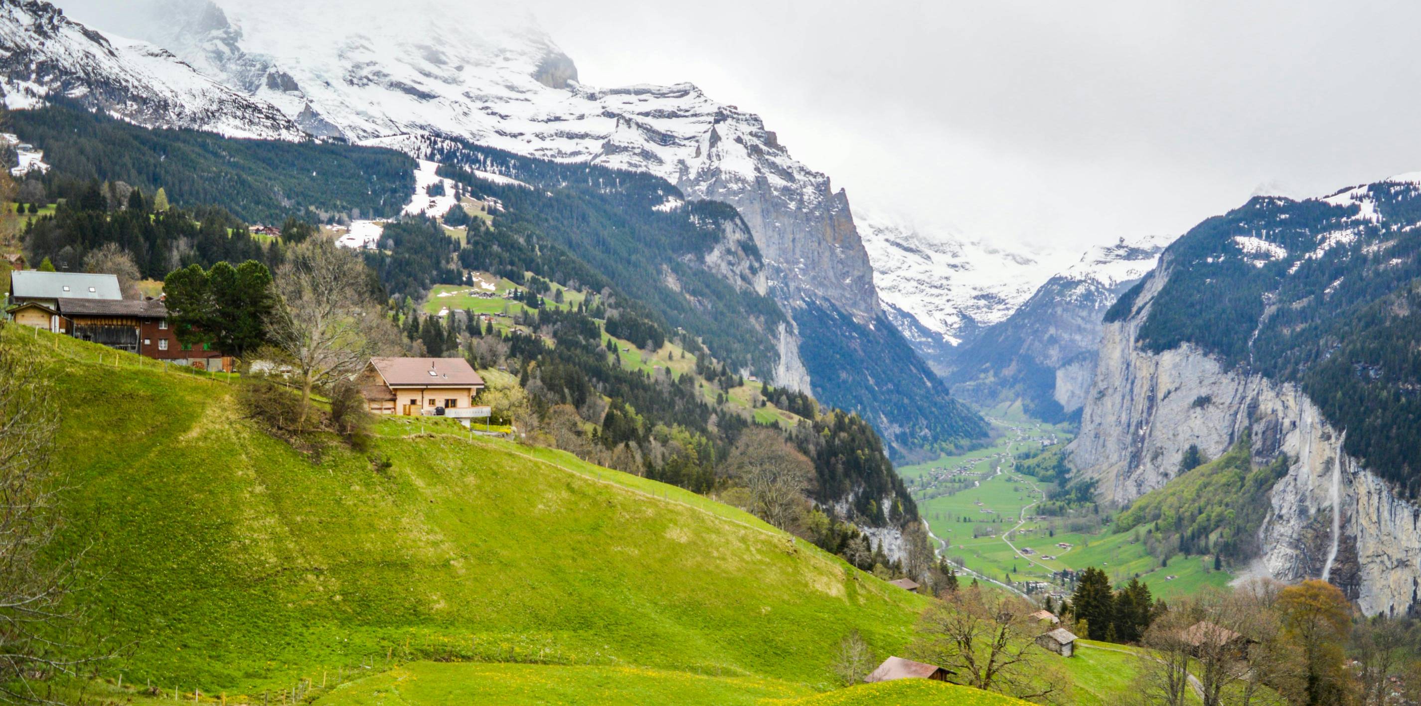 Lauterbrunnen Valley Bernese Oberland, Switzerland